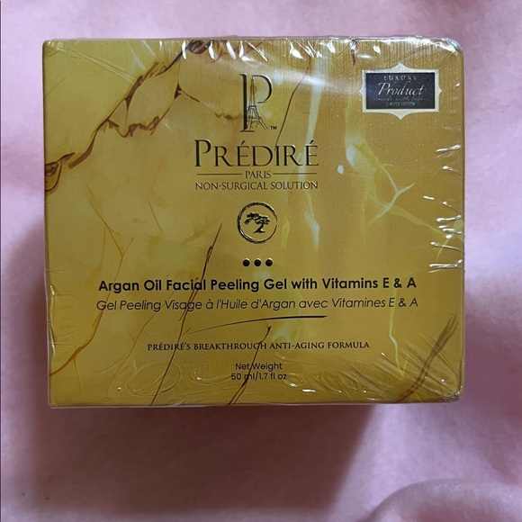 Argan Oil Facial Peeling Gel with Vitamins E & A - Gold